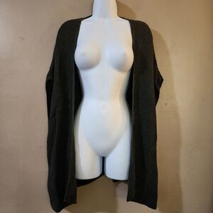 Old Navy Womens Open Front Sweater Shrug Size XS Navy Waffle Knit Sleeveless